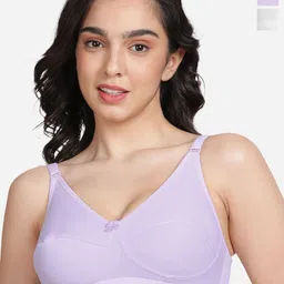 Susie Pack Of 2 Medium Coverage Non Padded Everyday Bra- All Day Comfort-picture-5