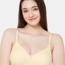 Lady Lyka Medium Coverage Seamless Cotton T-Shirt Bra With All Day Comfort-picture-10