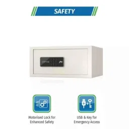 Godrej Nx Pro 25L Ivory Digital Home Locker with Pin Code &a; Key Access image 5