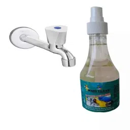 Fastgear Triangle Stainless Steel Silver Chrome Finish Bib Tap, FG2289-image-2