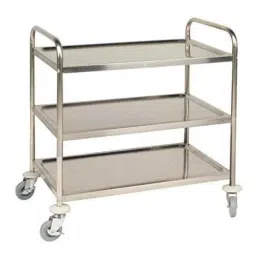 ABCO 2-3ft Stainless Steel Shelve Instrument Trolley, 11061-image-52