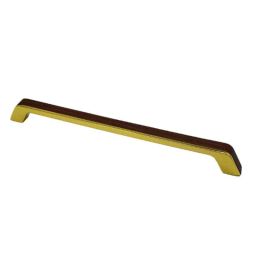 RAB 96mm Zinc Gold &a; Wenge Drawer Pull Handle, AV2 (Pack of 3)-image-88