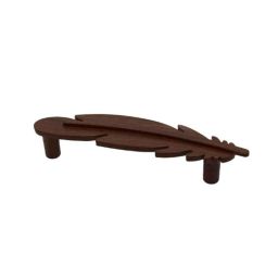 RAB 96mm Zinc Walnut Wardrobe Pull Handle, L16 A (Pack of 4)-image-70