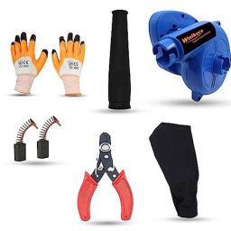 Walkers 800W Plastic Blue Electric Air Blower with Carbon Brushes, Gloves &a; Wire Cutter, WKCB279-image-98