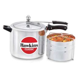 Hawkins Classic 10 Litre Pressure Cooker with Separators, CL11 (Pack of 2)-image-38