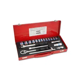 Taparia 20 Pcs 3/8 inch Square Drive Socket Set, S 3/8 H-18