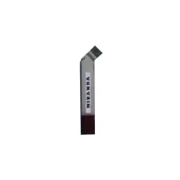 Miranda 40x25mm K20 Right Hand Tungsten Carbide Tipped Cranked Turning &a; Facing Tool, 1301RC, Length: 200mm-11