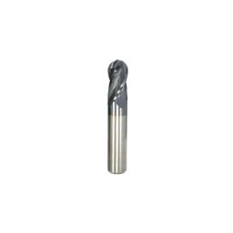 Miranda 6mm 4 Flute Ball Nose TiAIN Coated Solid Carbide End Mill, Overall Length: 60 mm-picture-49