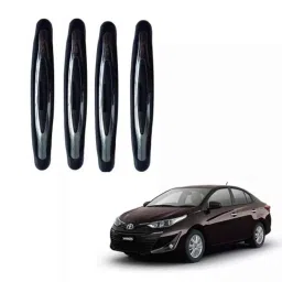 Spreadx Plastic Car Compact Black Colour Elegant Door Guard Protection Universal Type for Toyota Yaris Set Of 4 Pcs, SPR-RYIMVV-picture-28
