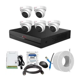 CP Plus 2.4MP Indoor &a; Outdoor CCTV Combo Kit with 8Ch DVR, 5 Dome Camera, 8Ch SMPS, 70m Copper Cable, 1TB HDD &a; Connectors-22