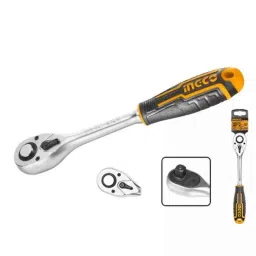 Ingco HRTH0838 200 mm CrV Ratchet Wrench-image-8