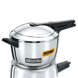 Hawkins Futura 5.5 Litre Stainless Steel Induction Base Pressure Cooker, FSS55 (Pack of 2)-picture-31