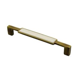 RAB 160mm Zinc White Antique Brass Drawer Pull Handle, 301 (Pack of 2)-image-58