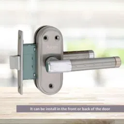 Atom Beta-Bl Stainless Steel Mortise Door Handle with Baby Latch Lock-image-3
