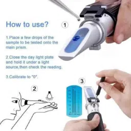 Real Instruments 0-32% Brix Manual Handheld Refractometer, ERB-32 image 3