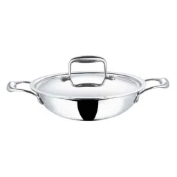 Vinod Platinum X 3.7 Litre Induction Friendly Kadhai with Lid, PXKD28 (Pack of 5)-47