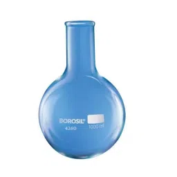 Borosil 250ml Narrow Mouth Round Bottom Flask, 4260021-16