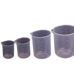 Generic 4 Pcs Plastic Transparent Measuring Cup Beaker Set-21