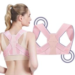 HealthSense PC-850 Posture Corrector with Back Support Belt for Women, Size: S-46
