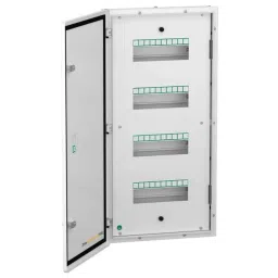 Schneider Electric Acti9 4 Tier 40 Modules CRCA Steel Distribution Board, A9HFD440-17