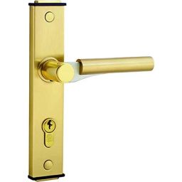 Bonus Compact 555 70mm Brush Brass Mortice Lock Set-image-24
