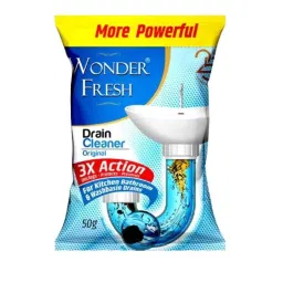 DeoDap 50g Pipe Safe Drain Cleaning Powder for Clogged Sinks &a; Pipes (Pack of 20)-image-6