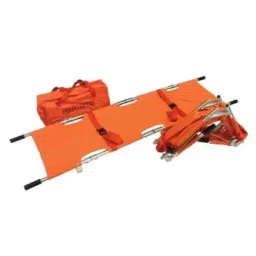 Welltrust 150kg Aluminium Black 3 Fold Stretcher with Carry Bag, WLT-761-image-3