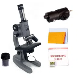 Cometek 100x to 675x Student Compound Microscope with Blank Slides,Cover Slips, Achromatic Objectives Lens &a; LED Lamp-13