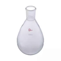 Lab Plus Eggplant Shape Flask 30ml Borosilicate Glass-1, LP-2063-19