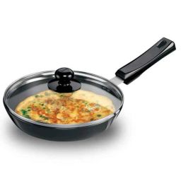 Hawkins Futura 22cm Aluminium Black Hard Anodised Frying Pan with Glass Lid, HK-KW-L07-picture-12
