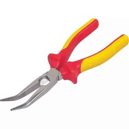 De Neers Red &a; Yellow Injection Non Sparking Bent Nose Plier, 6inch-picture-42