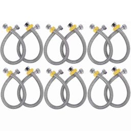 Fastgear 24 inch Stainless Steel Silver Connection Pipe, FG039 (Pack of 12)-image-49
