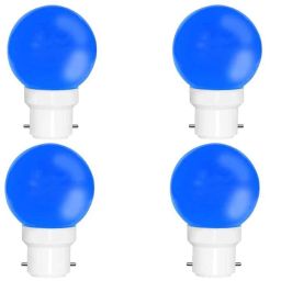 Fybros Nuit 0.5W Polycarbonate Blue Round LED Bulb, FLS5444D (Pack of 4)-18