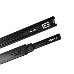 Dorset 46x350mm Zinc Black Phosphate Finish Ball Bearing Drawer Slide with Side Mount, ISBB350BL (Pack of 3)-image-68