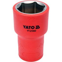 Yato 22mm 1/2 inch Drive VDE-100V CrV Insulated Hexagon Socket, YT-21042-picture-20
