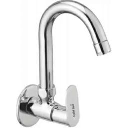 Gold Bell 2cm Brass Wall Mount Chrome Basin Tap for Kitchen-image-85