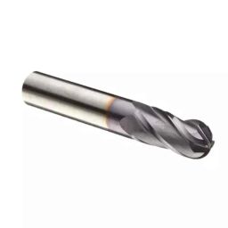 Dolphin 18mm 4 Flute Ball Solid Carbide End Mill, Overall Length: 100 mm-image-89