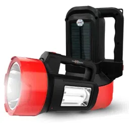 Pick Ur Needs 100W Red Solar Rechargeable Emergency LED Torch Light with Tube &a; Blinker, EL-389-picture-13