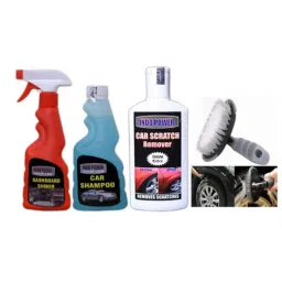 Indopower Ff1148 Dashboard Shiner Spray, Car Shampoo, Scratch Remover, All Tyre Cleaning Brush Kit, AHh1152-image-81