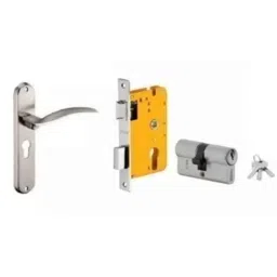 Dorset HL Series Celio 60mm Stainless Steel Patina Finish Door Handle Lock Set with Both Side Key Cylinder-picture-28