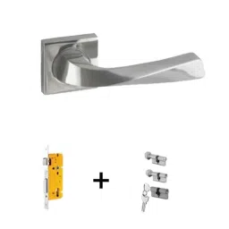 Dorset ML Series Noha ML NO OR 60mm Stainless Steel Lock Set with Both Side Key (Pack of 4)-image-20