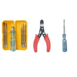Hillgrove HGCM308M1 5-in-1 Multipurpose Neon Bulb Combination Screwdriver Tool Kit, Line Tester &a; Wire Cutter Combo, HGCM580-9