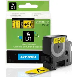 Dymo S0720980 24mmx7m Black Print on Yellow D1 Tape-picture-14