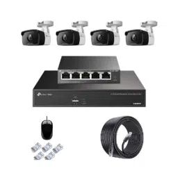 TP-Link VIGI C330I 3MP Outdoor Network IP Combo Kit with 4 Channel NVR, 4 Cameras, 5 Port POE Switch, D-LINK 100M LAN Cable &a; Connectors-picture-48