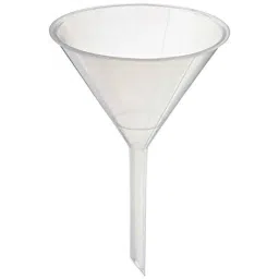 ELECOPTO 50mm Polypropylene Long Stem Funnel with Chemical Resistant-39