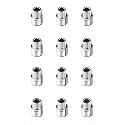 Spazio 1 inch Brass Chrome Finish Extension Nipple (Pack of 12)-picture-7