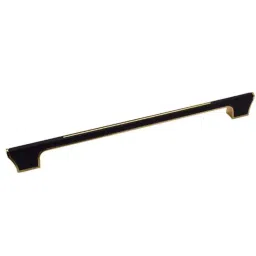 RAB 12 inch Zinc Rembo Black Wardrobe Pull Handle, M160-picture-14