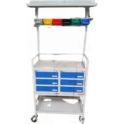 Mahabir Furniture 55x210x90cm Iron Crash Cart Hospital Trolley-picture-18
