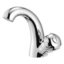 Mysis M-MN-14 Moon Brass Chrome Finish Swan Neck Tap-3