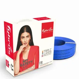 Fybros 2.5 Sqmm 180m Blue Single Core FR PVC Insulated Multistrands Industrial Cable, FWC1018-picture-6
